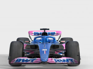 F1 Alpine A523 2023 3D Model
