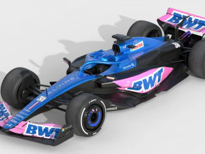 F1 Alpine A523 2023 3D Model