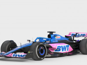 F1 Alpine A523 2023 3D-Modell