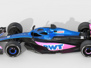 F1 Alpine A523 2023 3D-Modell