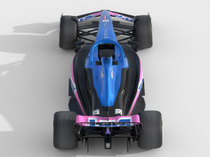F1 Alpine A523 2023 3D-Modell