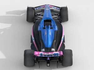 F1 Alpine A523 2023 3D Model