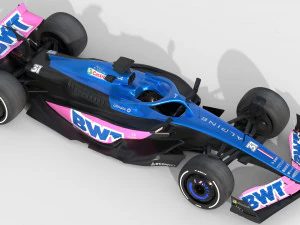 F1 Alpine A523 2023 3D Model