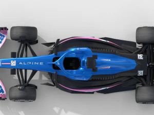 F1 Alpine A523 2023 3D Model