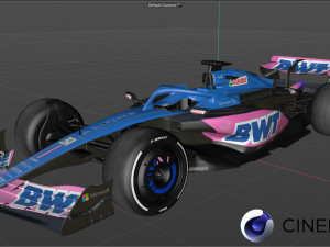 F1 Alpine A523 2023 3D-Modell