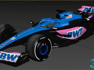 F1 Alpine A523 2023 3D Model