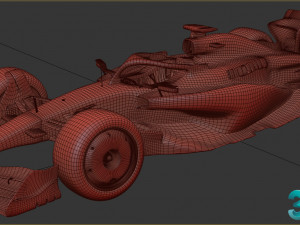 F1 Alpine A523 2023 3D-Modell