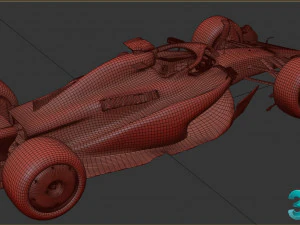 F1 Alpine A523 2023 3D Model