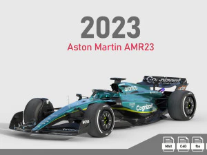 F1 Aston Martin AMR23 2023 3D Модель