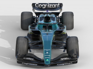 F1 Aston Martin AMR23 2023 3D Model