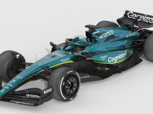 F1 Aston Martin AMR23 2023 3D Model