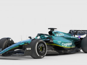 F1 Aston Martin AMR23 2023 3D Model