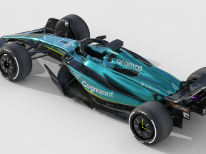 F1 Aston Martin AMR23 2023 3D Model