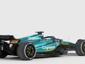 F1 Aston Martin AMR23 2023 3D Model