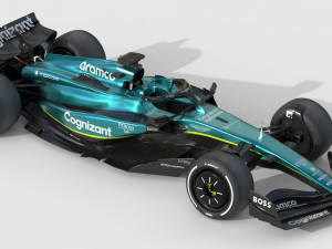 F1 Aston Martin AMR23 2023 3D Model