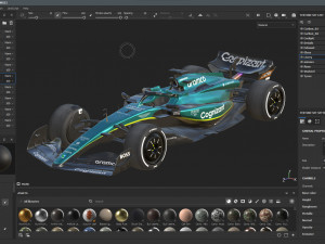 F1 Aston Martin AMR23 2023 3D Model