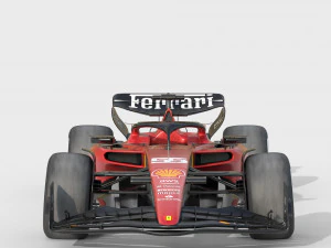 F1 Ferrari SF23 2023 3D Model