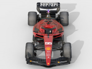 F1 Ferrari SF23 2023 3D 模型