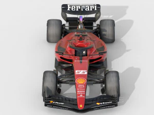 F1 Ferrari SF23 2023 3D Model