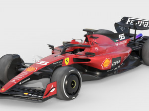 F1 Ferrari SF23 2023 3D 模型