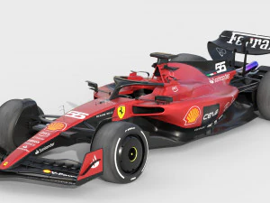 F1 Ferrari SF23 2023 3D Model