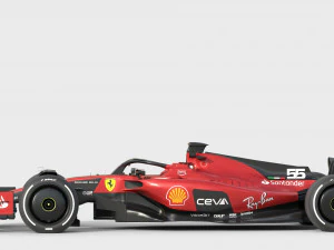 F1 Ferrari SF23 2023 3D Model