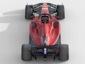 F1 Ferrari SF23 2023 3D Model