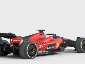 F1 Ferrari SF23 2023 3D 模型