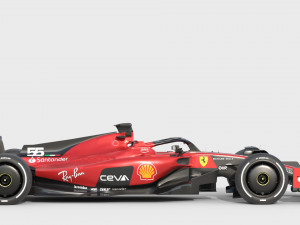 F1 Ferrari SF23 2023 3D 模型