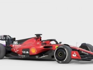 F1 Ferrari SF23 2023 3D 模型