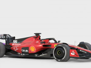 F1 Ferrari SF23 2023 3D Model