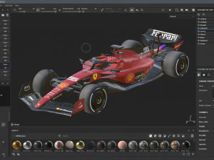 F1 Ferrari SF23 2023 3D Model