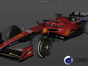 F1 Ferrari SF23 2023 3D Model