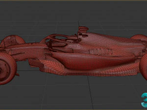 F1 Ferrari SF23 2023 3D Model