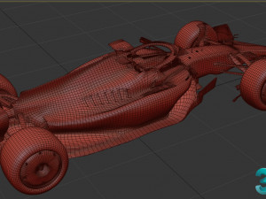 F1 Ferrari SF23 2023 3D 模型