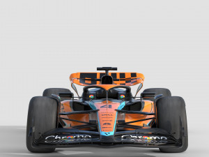 F1 McLaren MCL60 2023 3D Model