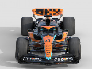 F1 McLaren MCL60 2023 3D Model