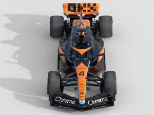 F1 McLaren MCL60 2023 3D Model