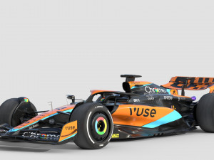 F1 McLaren MCL60 2023 3D Model