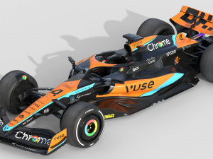 F1 McLaren MCL60 2023 3D Model