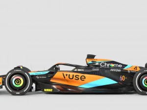F1 McLaren MCL60 2023 3D Model
