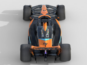 F1 McLaren MCL60 2023 3D Model