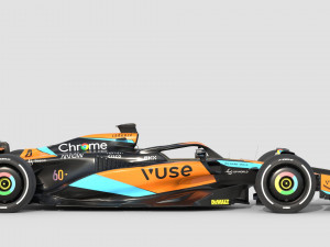 F1 McLaren MCL60 2023 3D Model