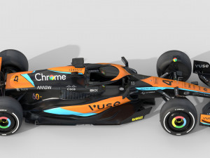F1 McLaren MCL60 2023 3D Model