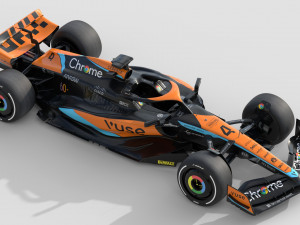 F1 McLaren MCL60 2023 3D Model