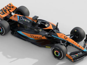 F1 McLaren MCL60 2023 3D Model