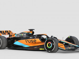 F1 McLaren MCL60 2023 3D Model