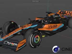 F1 McLaren MCL60 2023 3D Model