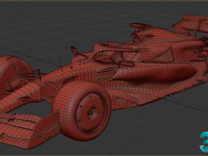 F1 McLaren MCL60 2023 3D Model