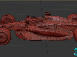 F1 McLaren MCL60 2023 3D Model